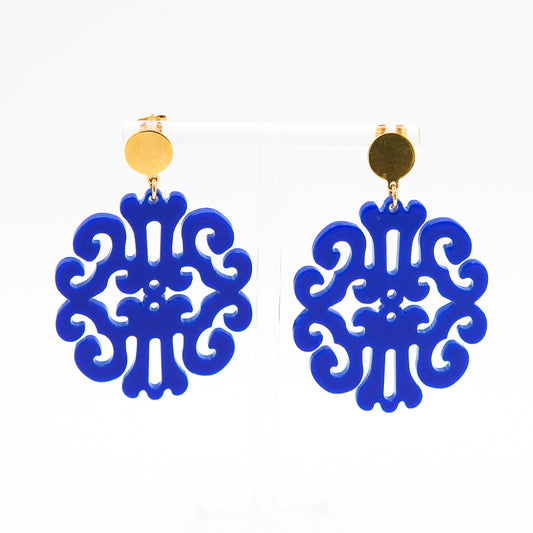 Ohrringe "Fun & Light" Azurblau