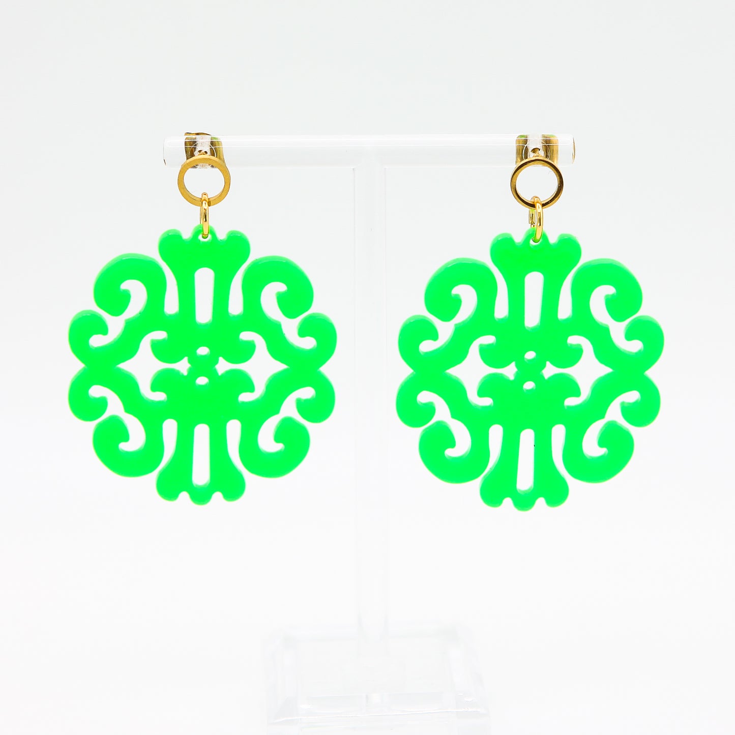 Ohrringe "Fun & Light" Giftgrün