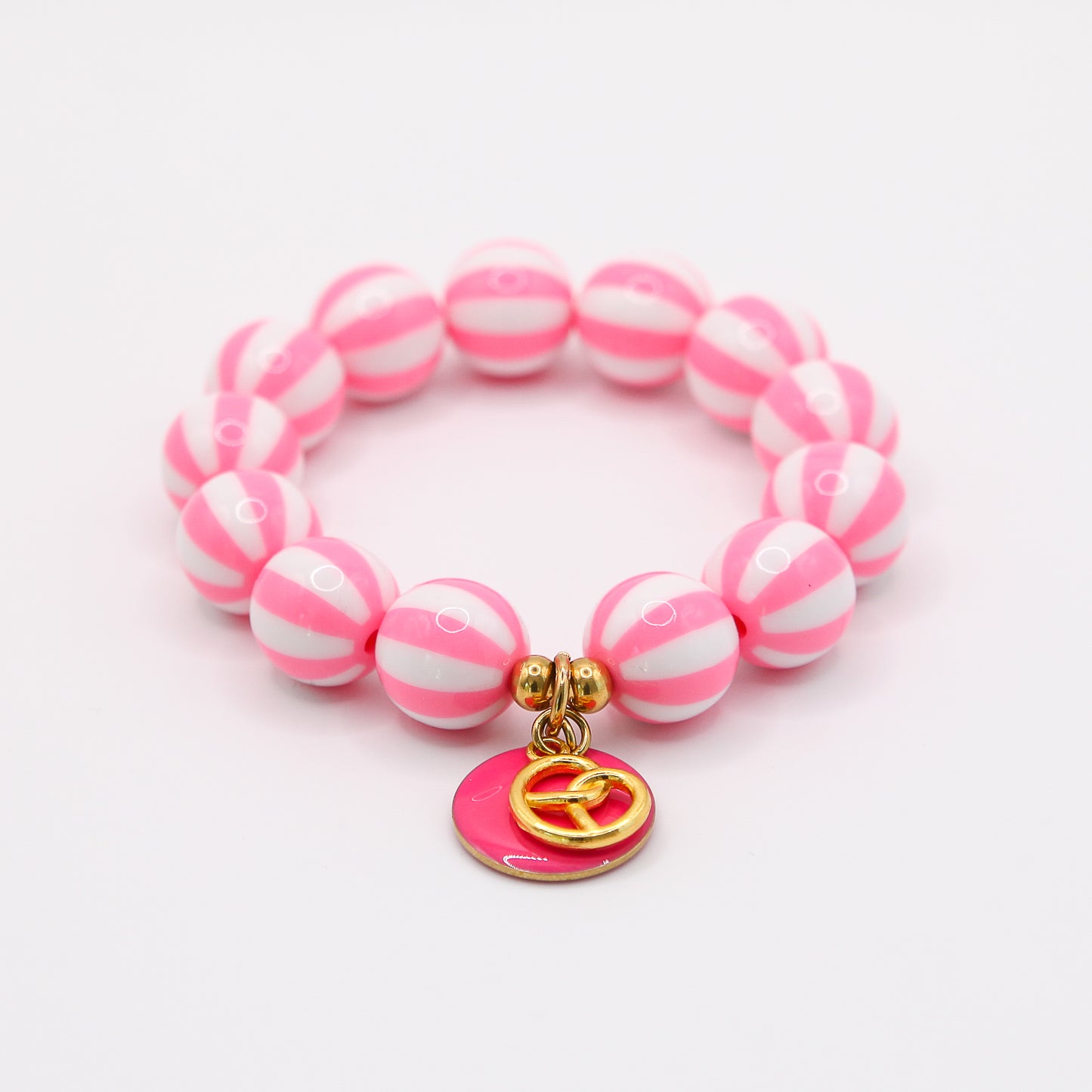 Armband Gr. M/L "Stripes Pink"