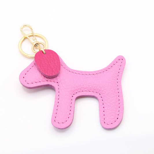 Hunde Keyring / Bag Charm (rosa/pink)