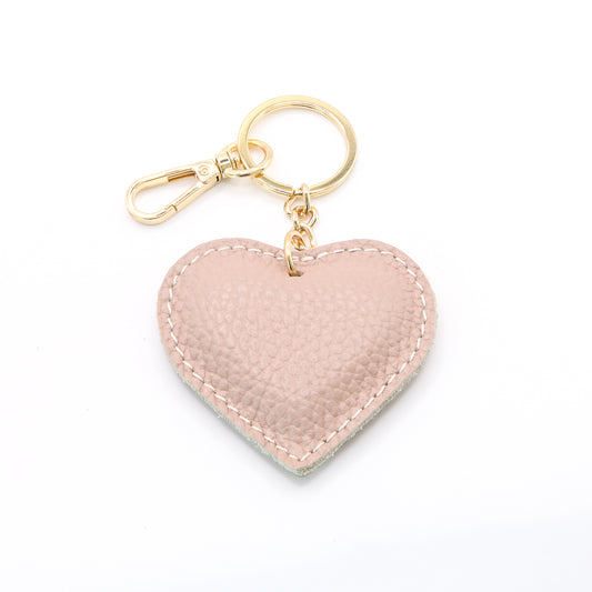 Herz Keyring / Bag Charm (altrosé)