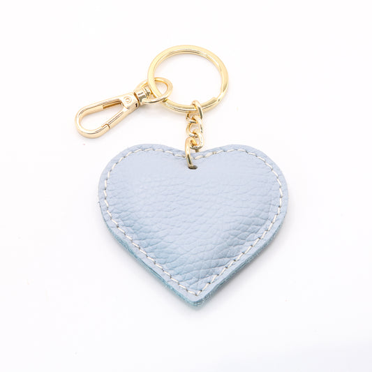 Herz Keyring / Bag Charm (hellblau)