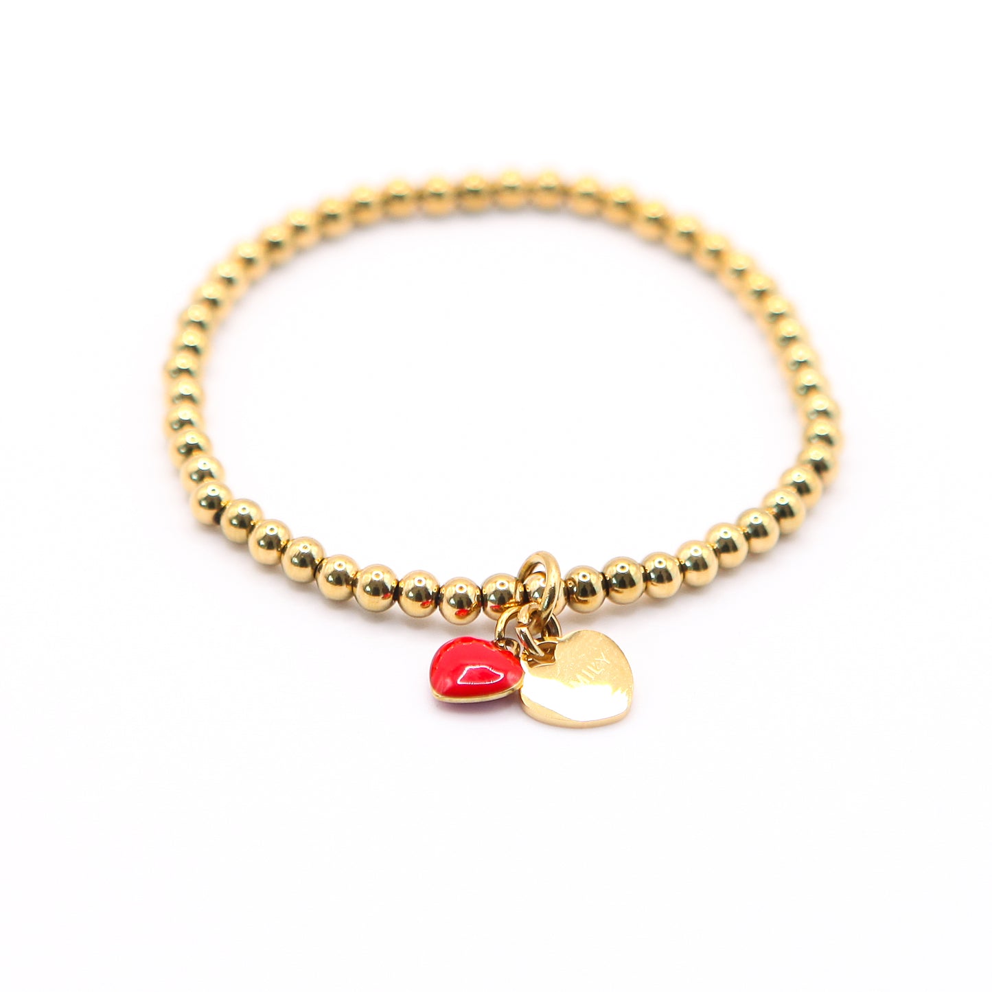 Armband "MIMILY" Herzl rot