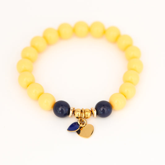 Armband Gr. M/L "little joy - soft yellow"