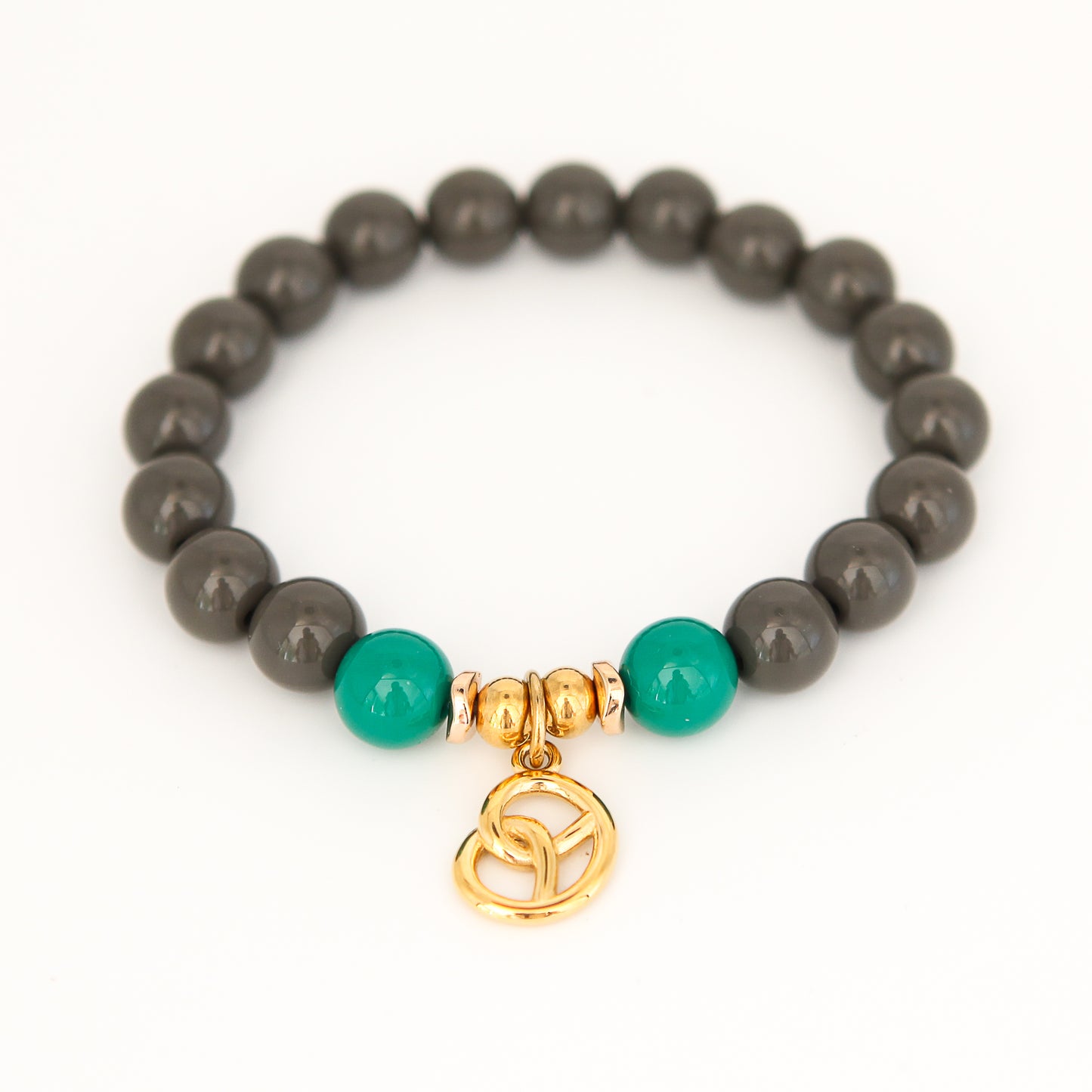 Armband Gr. M/L "little joy - slate/green"