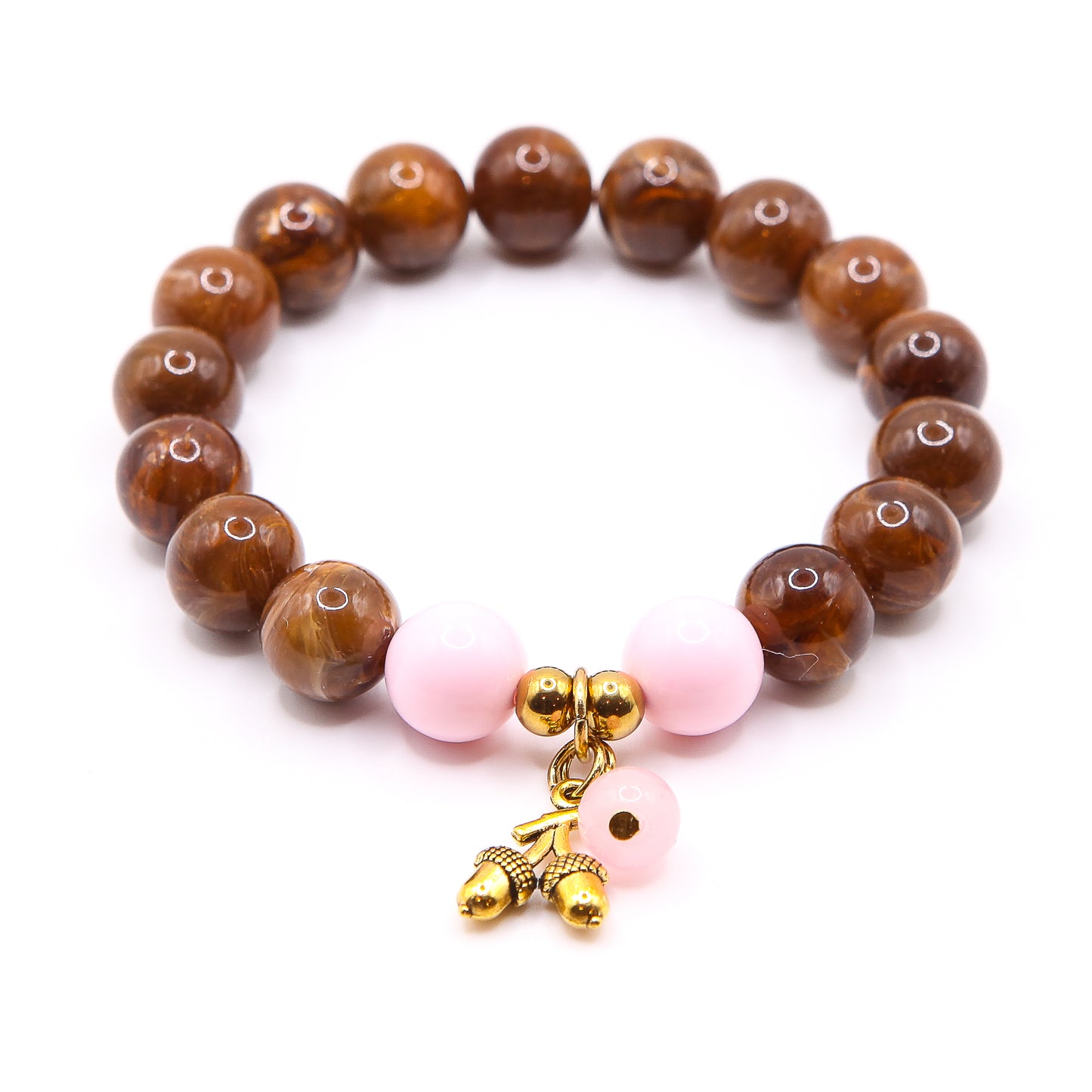 Armband Gr. M/L "Coffee & Rose"