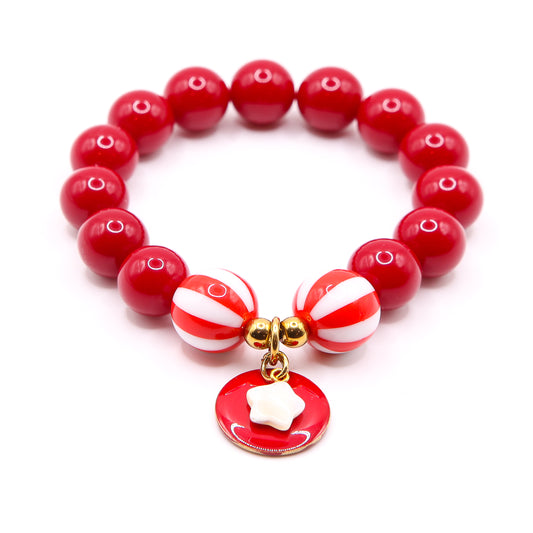 Armband Gr. M/L "Holly Jolly"