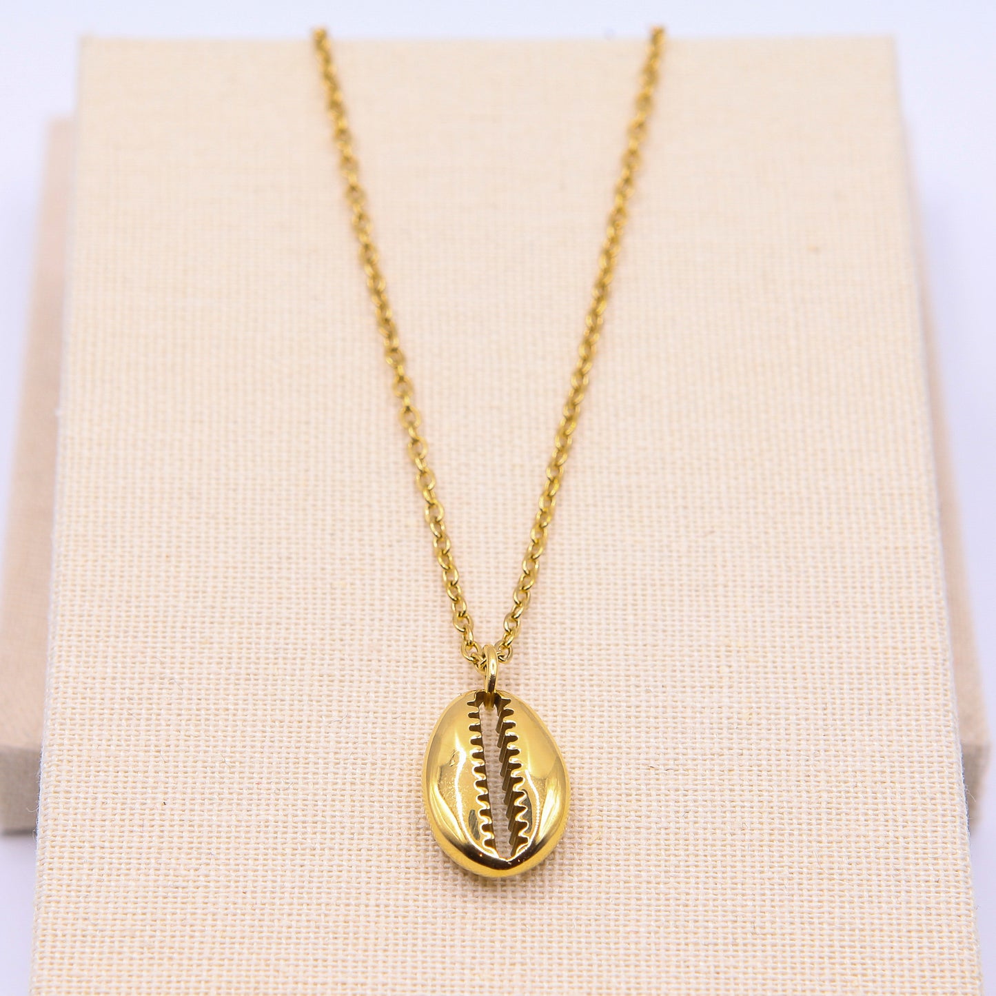 Halskette "Coffee Bean Muschel"