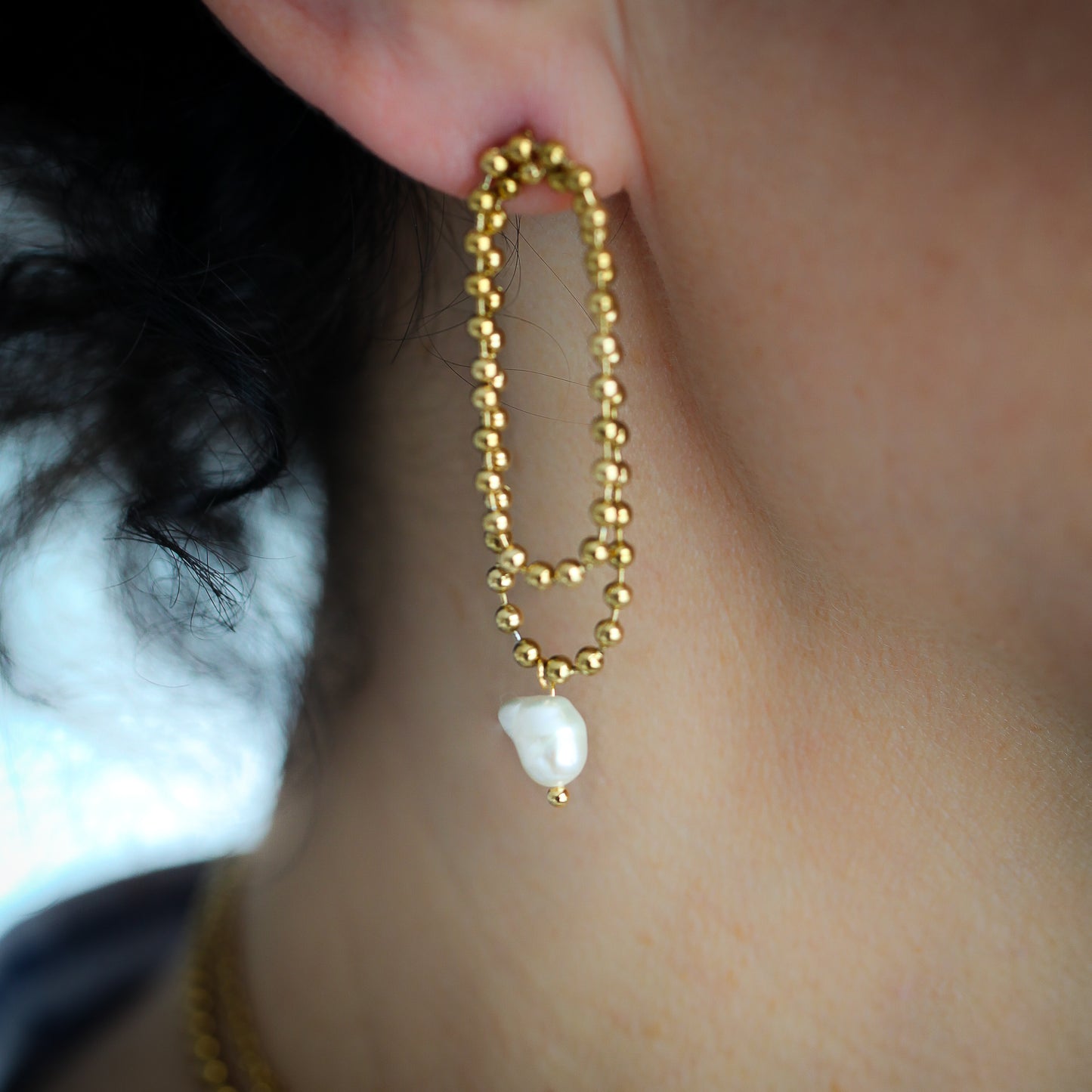 Ohrringe "Perlenkettchen"