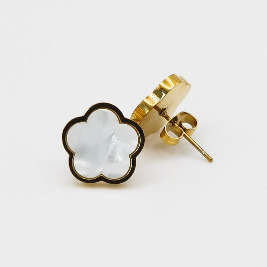 Ohrringe "Vintage Blume" perlmutt