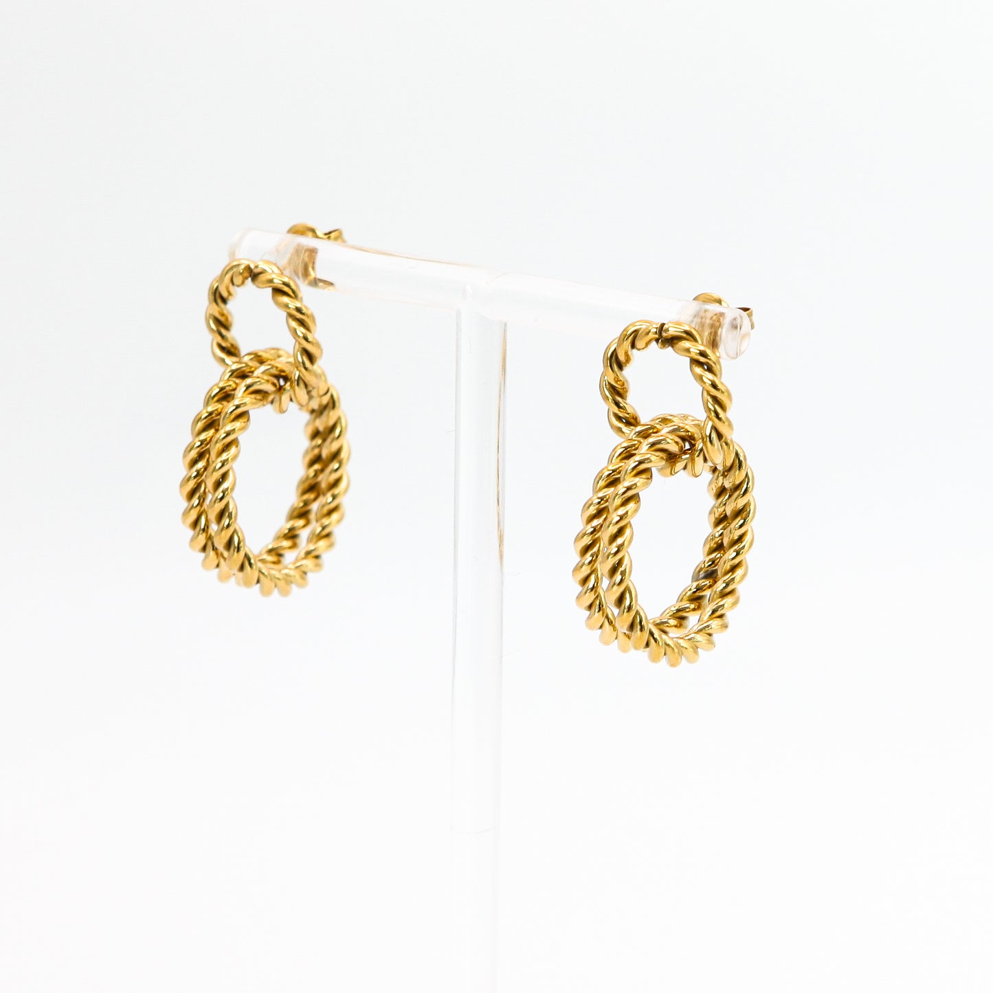 Ohrstecker "Kordel Creolen"