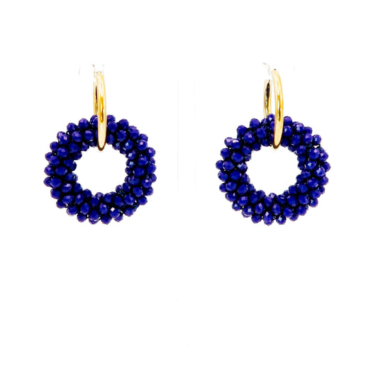 Creole "Funkelkranz" kobaltblau