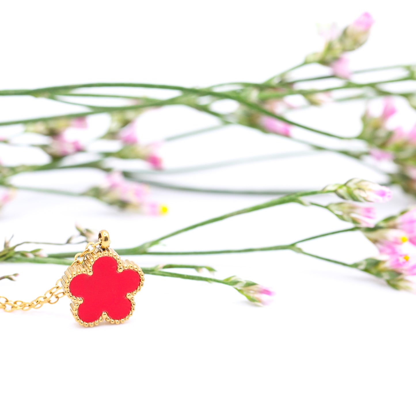 Halskette "Vintage Blume"