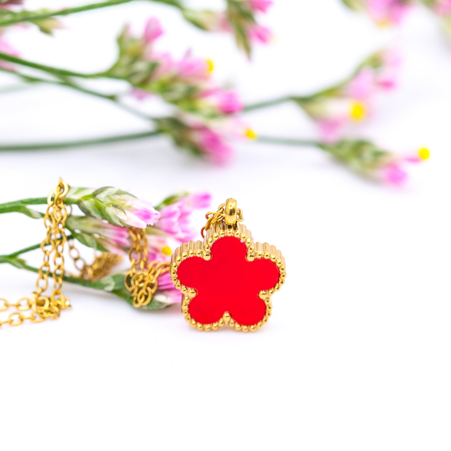 Halskette "Vintage Blume"