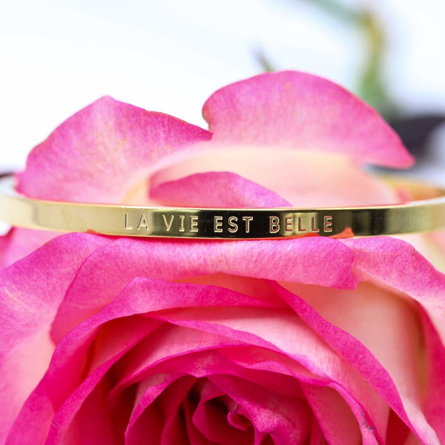 Armreif "La vie est belle"